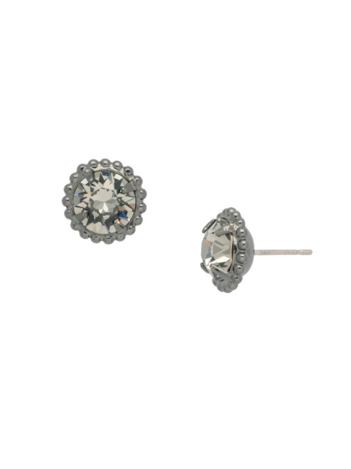 Sorrelli BLACK DIAMOND- Simplicity Stud Earrings ~ EBY38GMBD | Adare's Boutique