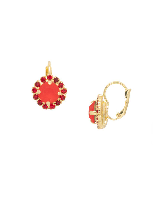 Sorrelli FIRESIDE- Haute Halo Dangle Earrings ~ EDL10BGFIS | Adare's Boutique