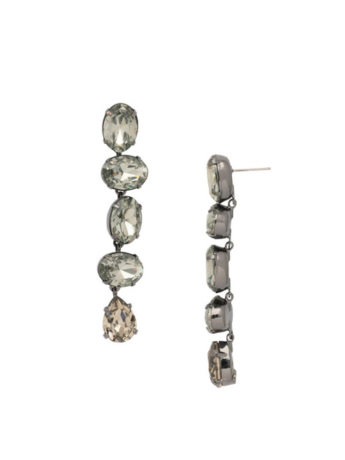  Sorrelli BLACK DIAMOND- Michelle Statement Earrings ~ EFL10GMBD | Adare's Boutique
