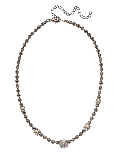 Sorrelli BLACK DIAMOND- Hazel Tennis Necklace ~ NFL9GMBD | Adare's Boutique