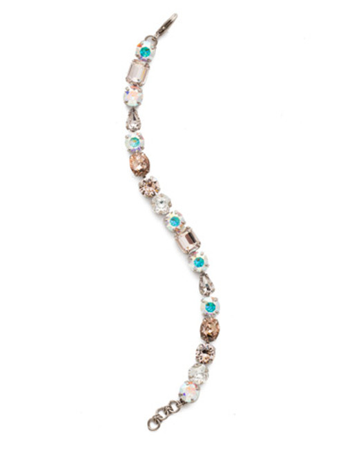 Sorrelli SILKY CLOUDS - Clover Tennis Bracelet~ BDQ13ASSCL | Adares Boutique