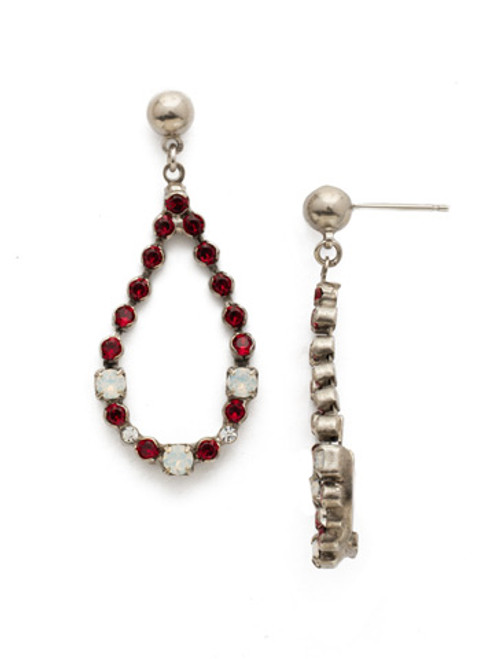 Sorrelli CRIMSON PRIDE- Skinny Dangle Earrings ~ EDU45ASCP | Adare's Boutique