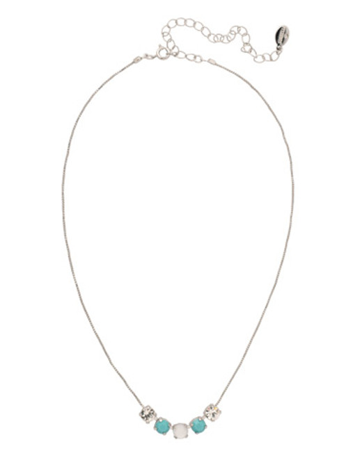 Sorrelli SANTORINI - Shaughna Tennis Necklace ~ NFC84PDSTO | Adare's Boutique