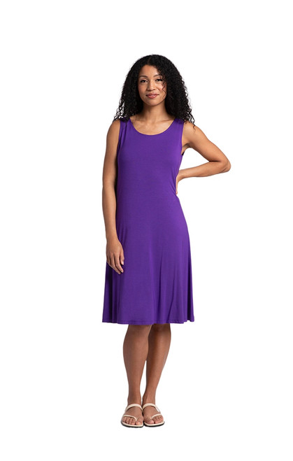 Bamboo Tank Dress Short By Sympli-T2822-Violet|Adare's Boutique