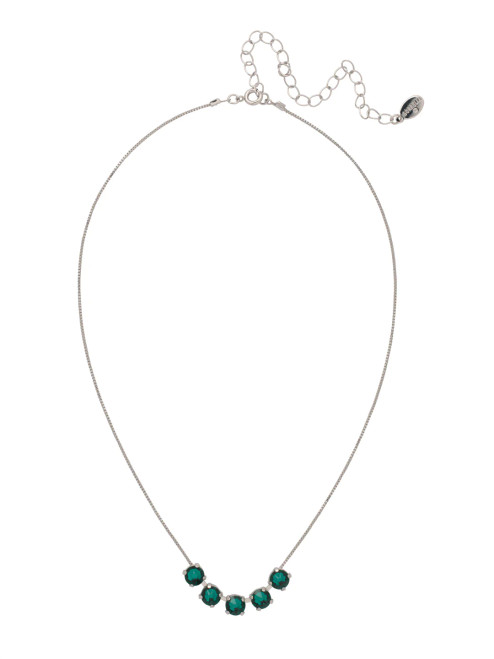 Sorrelli EMERALD- Shaughna Tennis Necklace ~ NFC84PDEME | Adare's Boutique