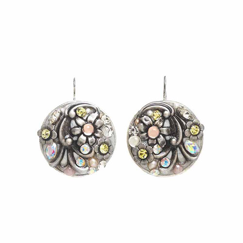 Michal Golan SILVER LINING- Large Circle Earrings ~ S8538 | Adare's Boutique