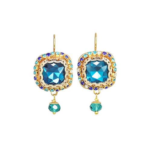 Michal Golan BELLA - Small Square Earrings ~ S8547 | Adare's Boutique