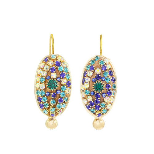 Michal Golan BELLA - Oval Wire Earrings ~ S8554-W | Adare's Boutique