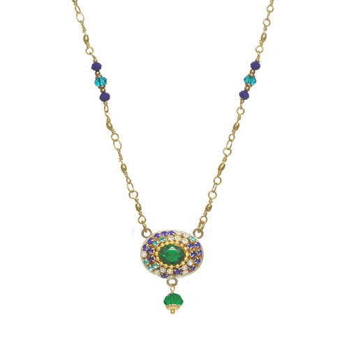 Michal Golan BELLA - Oval Necklace ~ N4476 | Adare's Boutique