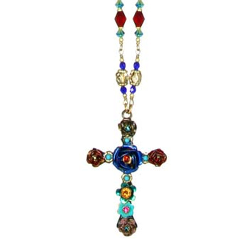 Michal Golan EDEN- Cross Pendant Necklace ~ N3025 | Adare's Boutique