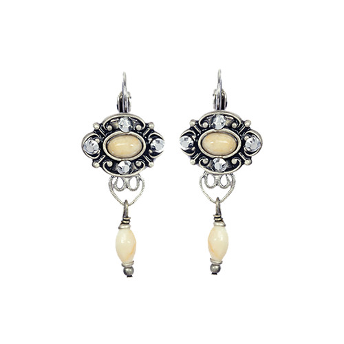 Michal Golan SAHARA - Small Oval Dangling Earrings ~ S7501 | Adare's Boutique
