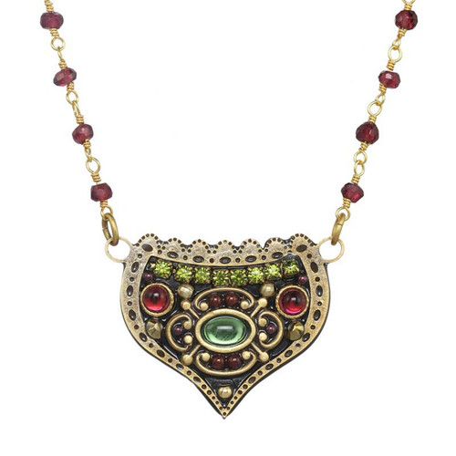 Michal Golan ENCHANTED - Crest Pendant Necklace ~ N4224 | Adare's Boutique