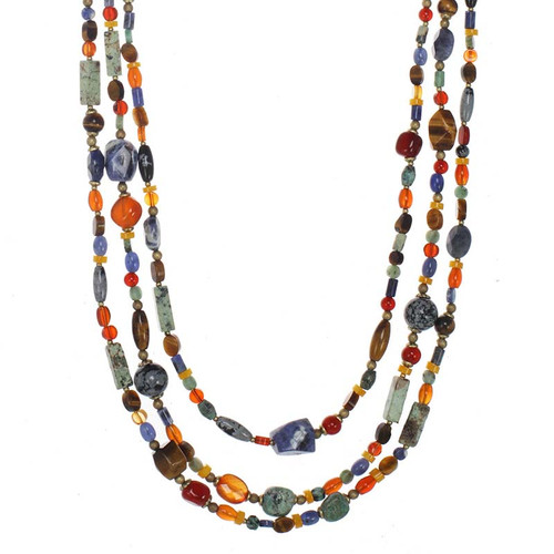 Michal Golan DURANGO - Long Layered Beaded Necklace ~ N2138 | Adare's Boutique