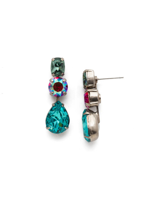 Sorrelli RUBY MOROCCAN TURQUOISE- Polished Pear Dangle Earrings~ EDN74ASRTU | Adare's Boutique