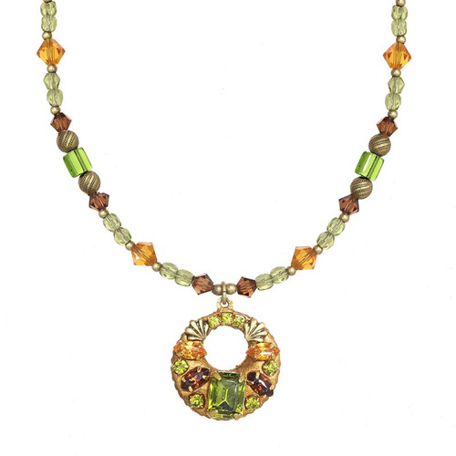 Michal Golan ARCADIA - Open Circle Beaded Necklace ~ N6128 | Adare's Boutique