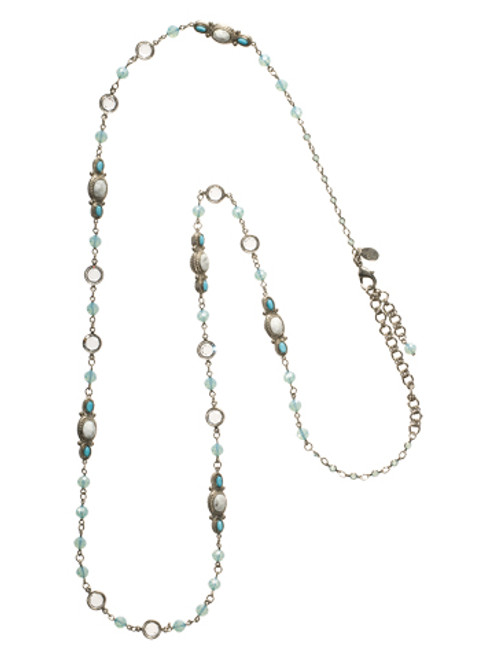  SORRELLI AEGEAN SEA - Remember Me Long Strand Necklace ~ NCL22ASAES 