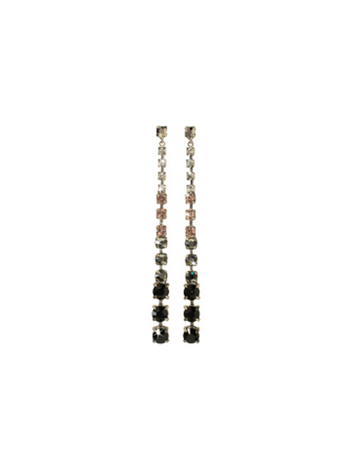 SORRELLI FRENCH BLUSH STRUNG CRYSTAL EARRINGS ~ECK59ASFB