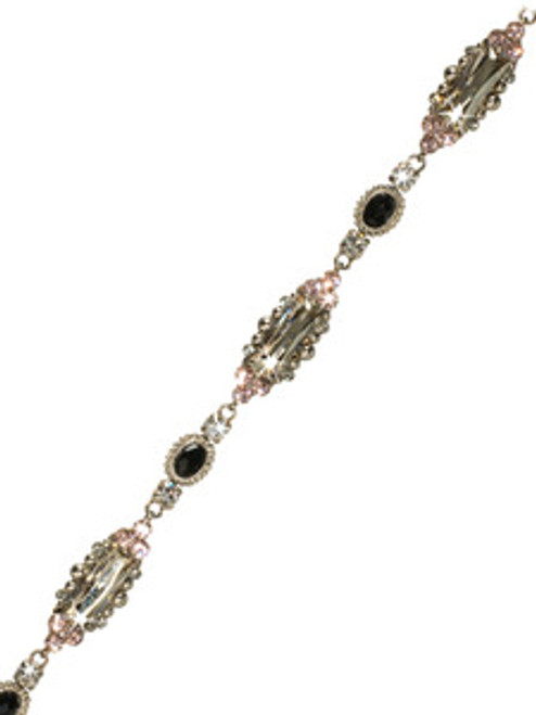 SORRELLI FRENCH BLUSH CRYSTAL BRACELET BCJ7ASFB