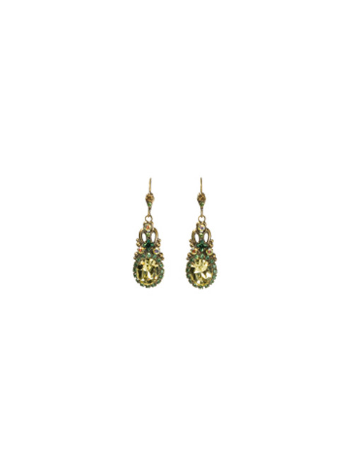 Sorrelli -Water Lily- Stardust Drop Earrings ~  ECJ8AGWL | Adares Boutique