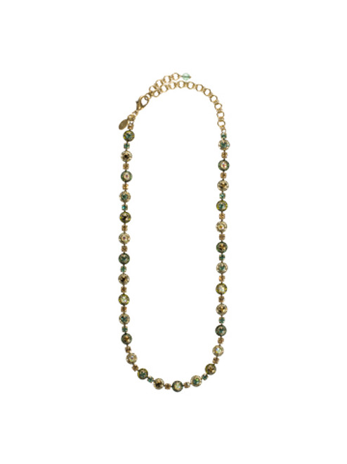 Sorrelli Water Lily- Delicate Crystal Necklace~  NCG2AGWL | Adares Boutique