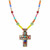 Michal Golan MULTI BRIGHT - Small Cross Pendant Necklace ~ N1118 | Adare's Boutique