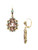 Sorrelli SANGRIA- Symmetrical Crystal Circle French Wire Earrings~ EDA46AGSAN
