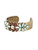 Sorrelli SANGRIA- Floral Accent Crystal and Metal Cuff Bracelet~ BDA1AGSAN