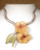 Sarah Cavender Silver with Maize Floral Necklace