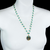  Michal Golan EMERALD - Circle Pendant Necklace~N3735 | Adare's Boutique