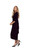 Sympli Reversible Drama Dress-2864-Currant-Side View|Adare's Boutique