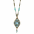 Michal Golan Atlantis Collection Diamond Pendant with Bead Dangle Necklace N3395