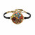 Michal Golan CONFETTI - Circle Pendant Bracelet on Leather ~ SB428 | Adare's Boutique