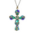 Michal Golan EMERALD - Cross Necklace~ N3736 | Adare's Boutique