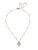 Sorrelli VINTAGE ROSE - Cushion-Cut Pendant Necklace ~ NDS50AGVIN | Adare's Boutique
