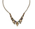 NEUTRAL TERRITORY NOVEAU NAVETTE  CRYSTAL STATEMENT NECKLACE BY SORRELLI~NDG90AGNT | Adares Boutique