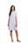 Trapeze Dress Short by Sympli~2895S-Lavender-Front View|Adare's Boutique