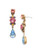 Sorrelli Bohemian Bright- Saffron Crystal Dangle Earrings~ EDS1AGBHB | Adares Boutique