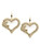 Sorrelli POLISHED PEARL - Suzette Heart Earrings~ EEC25BGPLP | Adare's Boutique