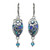 Michal Golan CERULEAN- Leaf Lever Earrings~ S8436 | Adare's Boutique