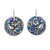  Michal Golan Cerulean Circle Wire Earrings S8432 | Adare's Boutique