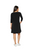 Trapeze Dress Short by Sympli~2895S-Black