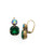 SORRELLI EMERALD ON THE EDGE CRYSTAL DANGLE EARRINGS- ECL4AGEME 