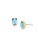 Sorrelli AQUAMARINE- Mini Emerald Cut Stud Earrings~ EBY42BGAQU | Adare's Boutique