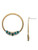 Sorrelli Essentials~ Aquamarine- Haute Hammered Earrings~ EDH25AGAQU | Adares Boutique