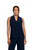 Deep V Trapeze Tank by Sympli -21191-Navy- Front View|Adare's Boutique