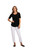 Go To T With Short Sleeves by Sympli 22110R-1-Black-Full Front View|Adare's Boutique