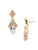Sorrelli SOFT PETAL - Elegant Navette Dangle Earrings~ EDG85BGPLS 