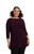 Nu Ideal Tunic by Sympli -23113-Plum-Front View|Adare's Boutique