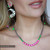 Sorrelli WILD WATERMELON- Audriana Tennis Necklace~ NET37ASWDW