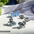 Sorrelli WINDSOR BLUE- Albany Stud Earrings~ EET180PDWNB ( shown with other stud earrings from the Windsor Collection)